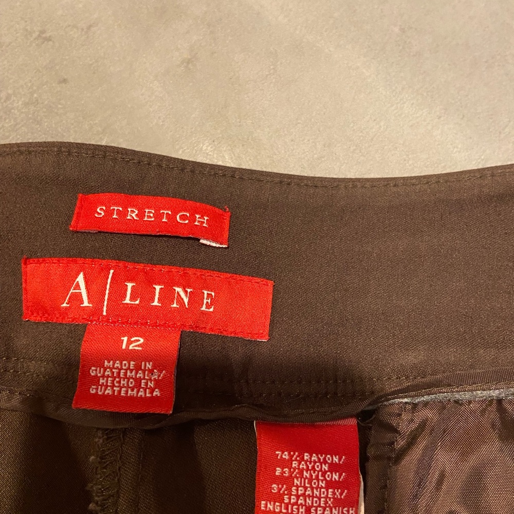Dark Brown Dress Capris - Picture 3 of 5